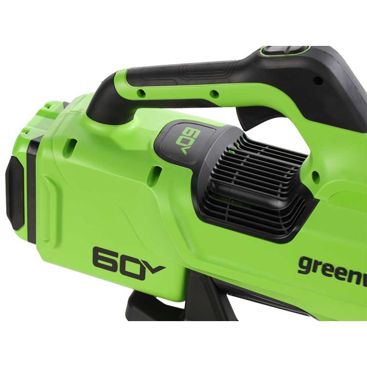 Greenworks BL2206H akkukäyttöinen aksiaalipuhallin, 60 V, 4 Ah
