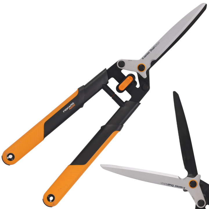 Fiskars Hedge Shears HSX96 pensassakset säädettävä leikkaus 1 08 kg