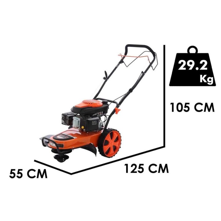 Redback S22V-K pyörillä kulkeva bensiiniraivauri, 196 cm³, 55,5 cm