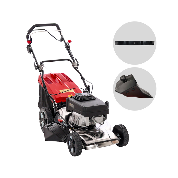Marina Systems MX 55 SK 3V vetävä bensiiniruohonleikkuri Kawasaki FJ180V 6 HP 52 cm