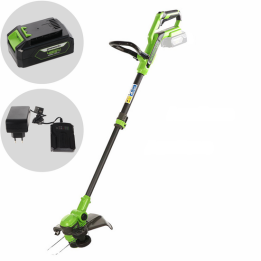 Greenworks G48GTE30IIK2 akkukäyttöinen reunaleikkuri 48 V 2 Ah 30 cm