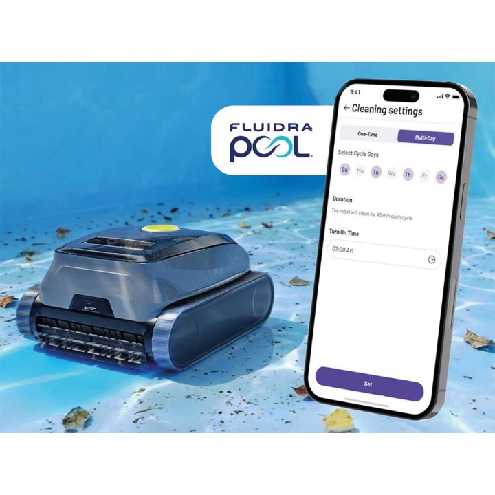 Zodiac Freedom Lite -allasrobotti, akku, sovellushallinta, pohjan, seinien ja vesirajan puhdistus