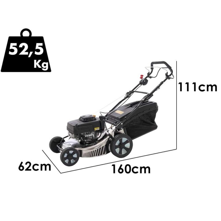 Marina Systems MX 57 SK 3V vetävä bensiiniruohonleikkuri, 57 cm, Kawasaki FJ180V 6 HP