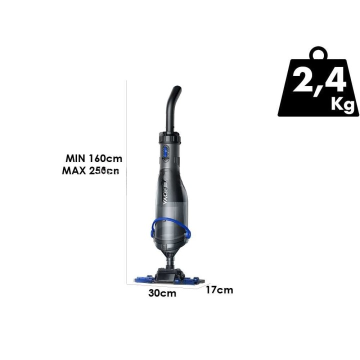 MOVA Handler V10 allasimuri, akkukäyttöinen, 4 200 l/h, teleskooppivarsi