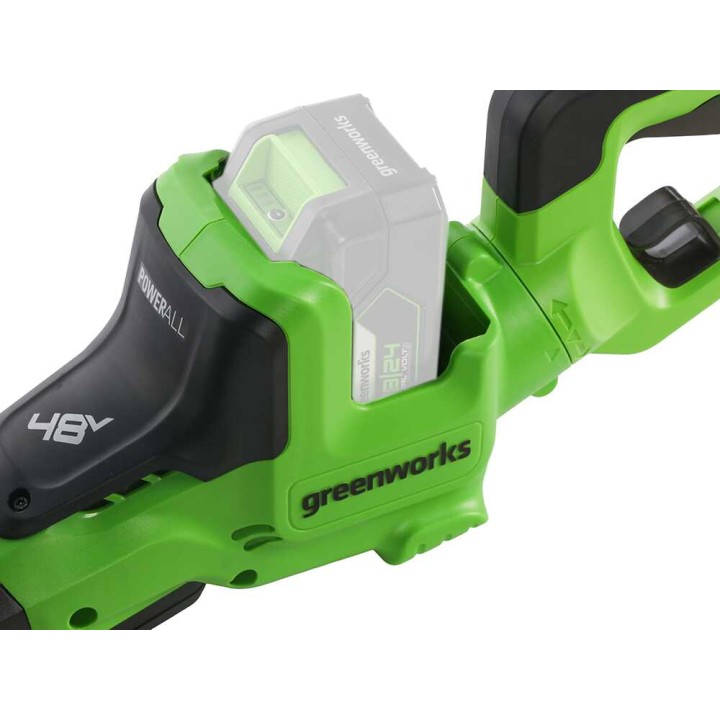 Greenworks HT48DL00-01 akkupensasleikkuri, 66 cm, 48 V, ilman akkua ja laturia