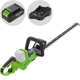 Greenworks HT48DL210 01 akkukäyttöinen pensasleikkuri 48 V 66 cm 2 Ah