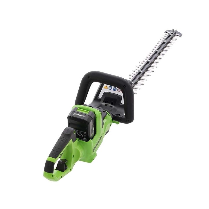 Greenworks HT48DL210-01 akkukäyttöinen pensasleikkuri, 48 V, 66 cm, 2 Ah