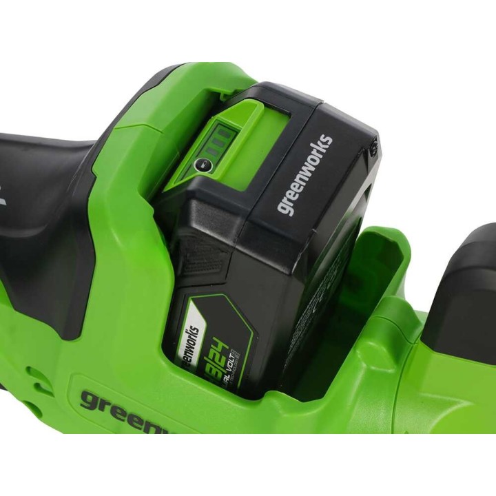 Greenworks HT48DL210-01 akkukäyttöinen pensasleikkuri, 48 V, 66 cm, 2 Ah