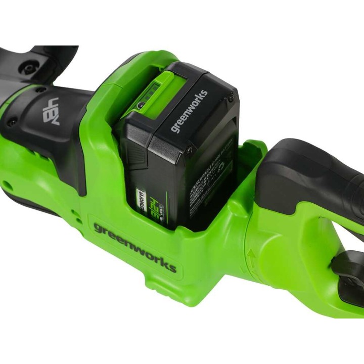 Greenworks HT48DL210-01 akkukäyttöinen pensasleikkuri, 48 V, 66 cm, 2 Ah