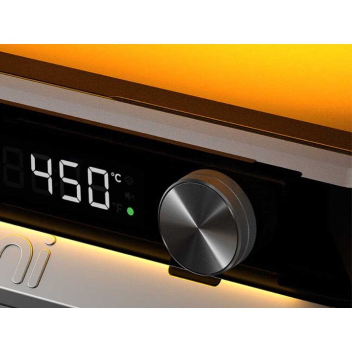 OONI Volt 2 Nero sähköinen pizzauuni, 33 × 33 cm, 450 °C, 230 V