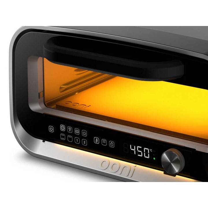 OONI Volt 2 Nero sähköinen pizzauuni, 33 × 33 cm, 450 °C, 230 V