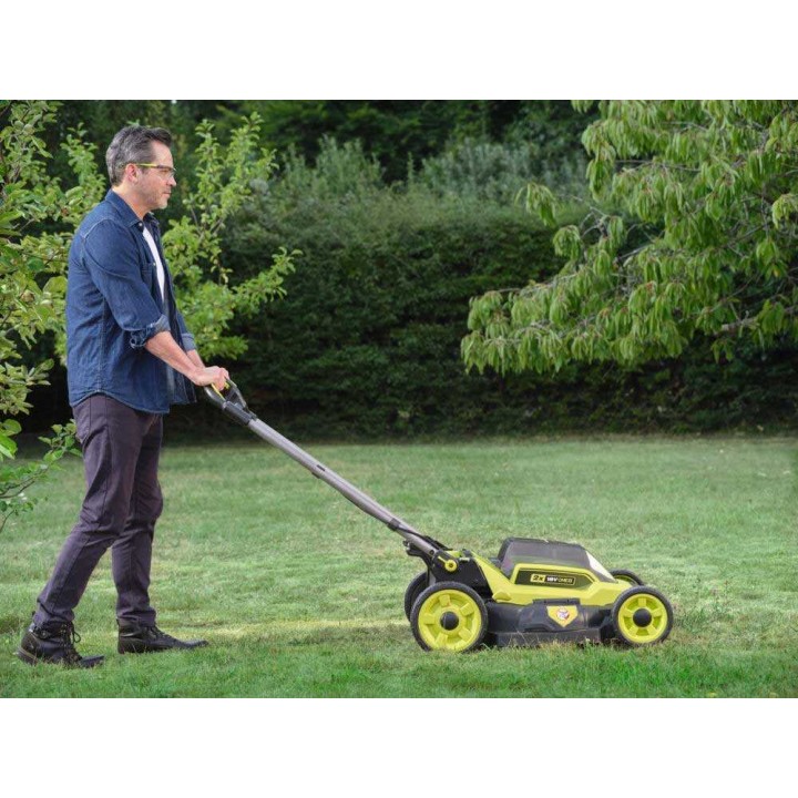 Ryobi RY18LMXSP51A-0 akkuruohonleikkuri, 51 cm, 18 V, ilman akkuja ja laturia