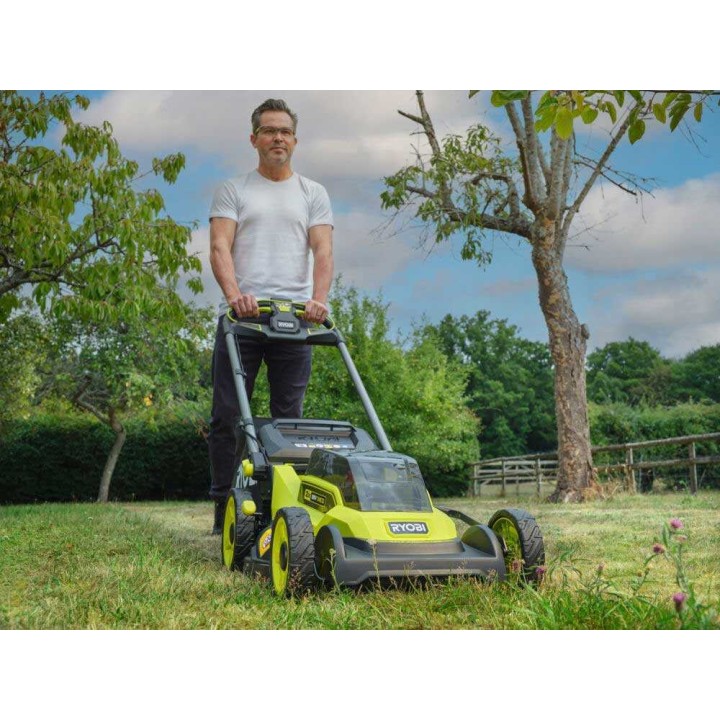 Ryobi RY18LMXSP51A-0 akkuruohonleikkuri, 51 cm, 18 V, ilman akkuja ja laturia