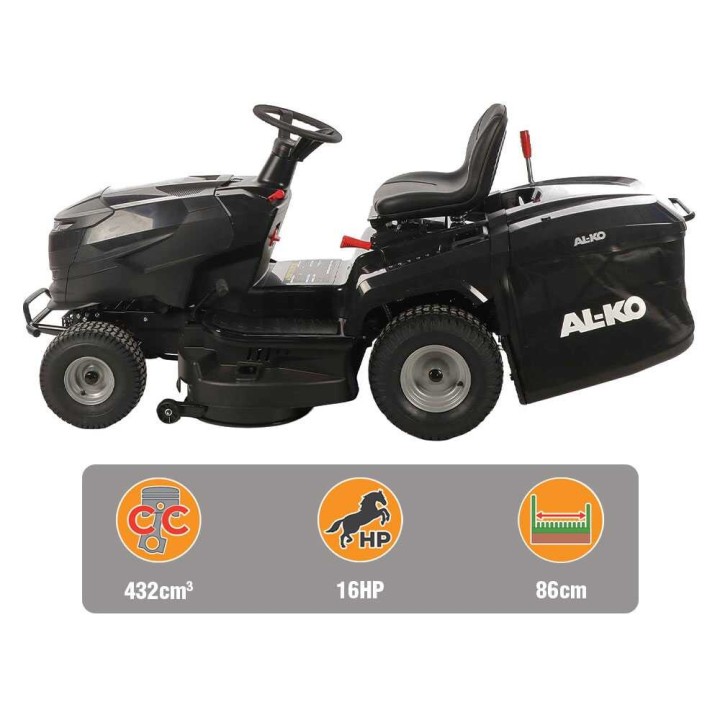 AL-KO Comfort 14-86.6 HD-A ajoleikkuri, 16 HP, hydrostaattinen, 86 cm, 250 l