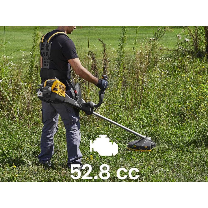Stiga BC 760 B bensiinikäyttöinen raivaussaha, kaksoiskahva, 52,8 cm³, 1,7 kW