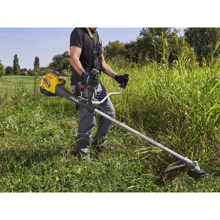 Stiga BC 760 B bensiinikäyttöinen raivaussaha, kaksoiskahva, 52,8 cm³, 1,7 kW