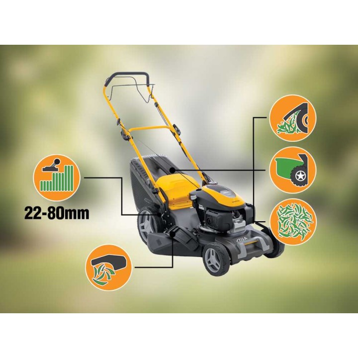 Stiga Combi 53 SQ H bensiiniruohonleikkuri, 51 cm, Honda GCVx 170, takaveto