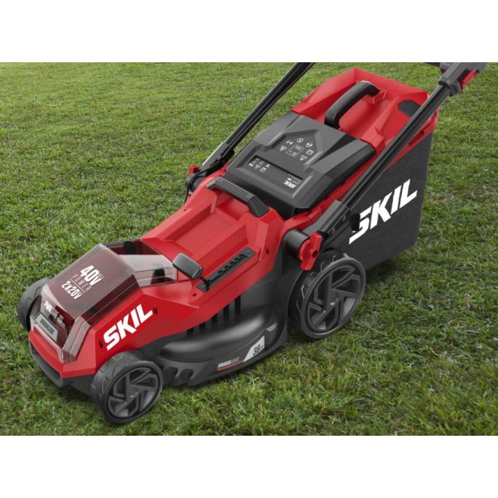 SKIL 0135 BA akkuruohonleikkuri, 38 cm, 2 × 20 V, 4 Ah