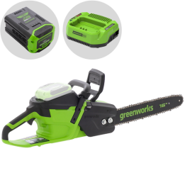 Greenworks CS40O6 akkumoottorisaha polttopuille 60 V 4 Ah 40 cm
