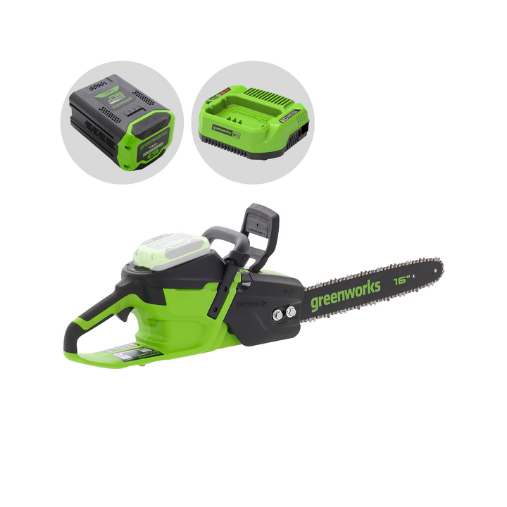 Greenworks CS40O6 akkumoottorisaha polttopuille 60 V 4 Ah 40 cm