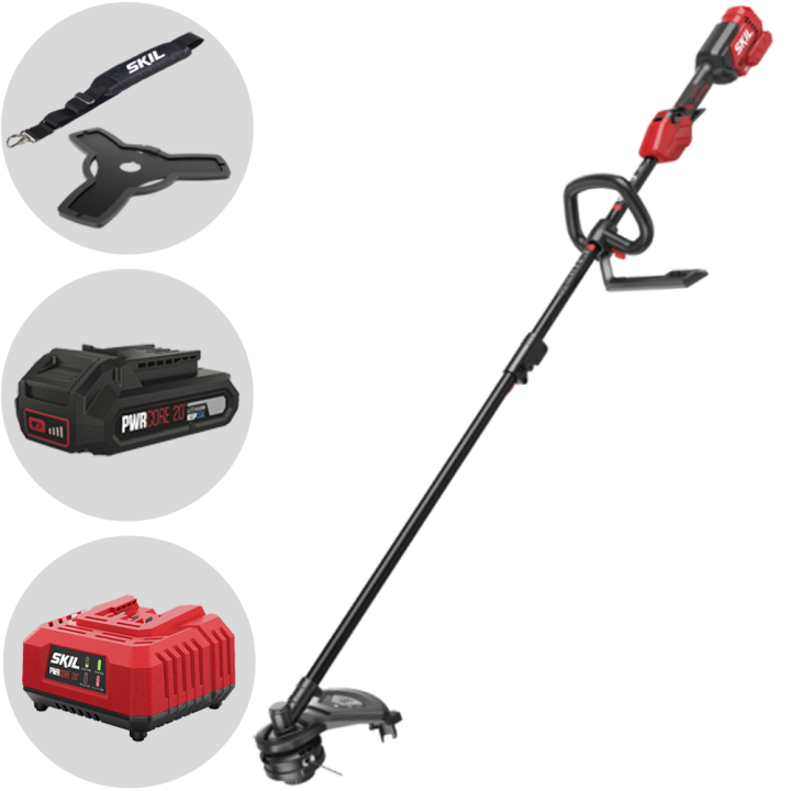 SKIL 0260 CA akkuraivaussaha 20 V 2 Ah siimapää ja metalliterä