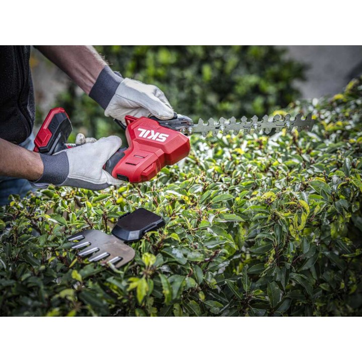 SKIL 0631 CA akkukäyttöiset ruoho- ja pensassakset, 20 V, ilman akkua ja laturia