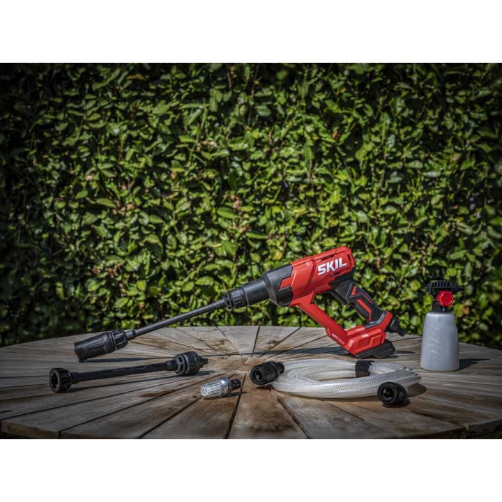 Skil 0762 CA akkupainepesuri, 20 V, 2 Ah, 24 bar, 240 l/h