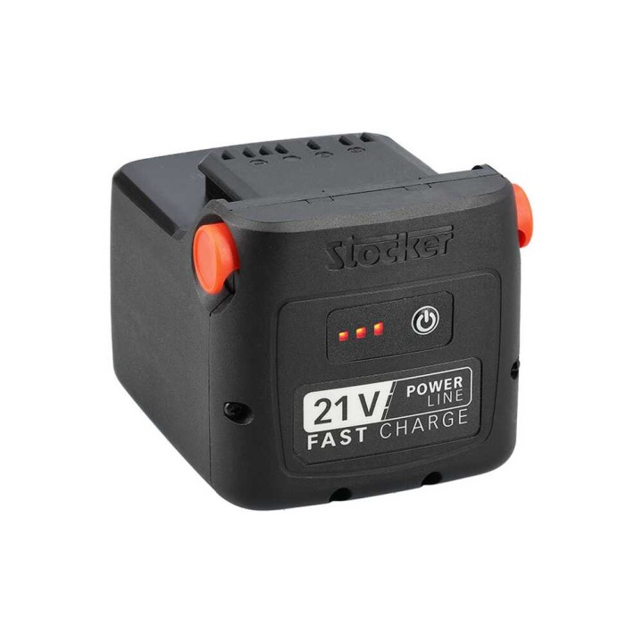 STOCKER Fast Charge -akku, 21 V, 4,0 Ah