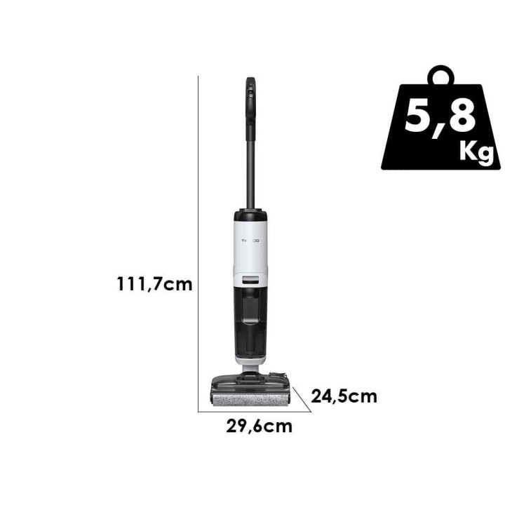 Tineco Floor One S5 Max akkukäyttöinen lattianpesuri, 210 W, 21,6 V