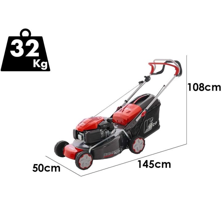 Efco LR 53 TK Comfort Plus -bensiiniruohonleikkuri, 166 cm³, 51 cm, takaveto