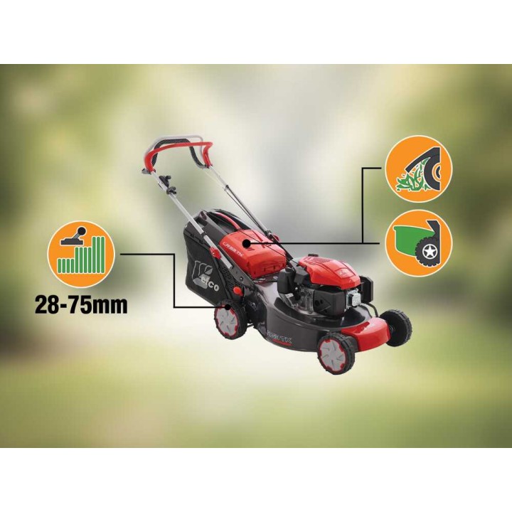 Efco LR 53 TK Comfort Plus -bensiiniruohonleikkuri, 166 cm³, 51 cm, takaveto