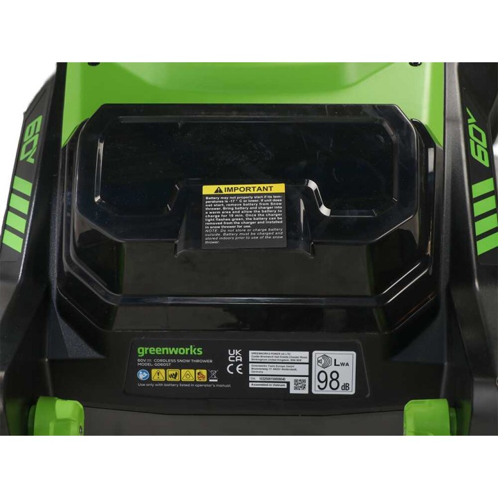 Greenworks GD60ST akkulumilinko, 60 V, 55 cm, ilman akkua ja laturia