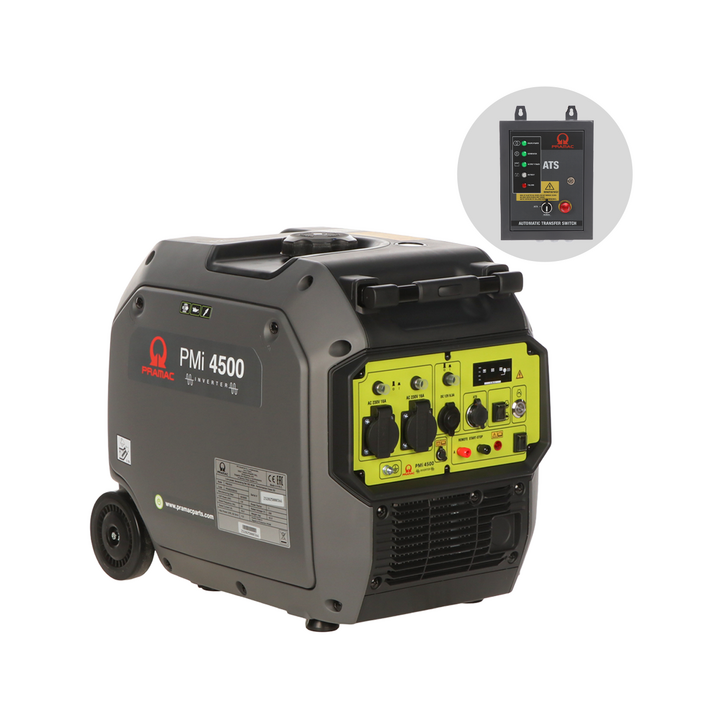 Pramac PMi 4500 invertterigeneraattori 4 2 kW ATS kytkentätaulu 230 V