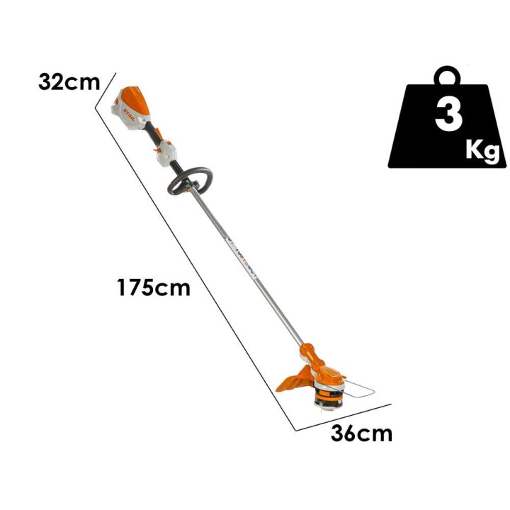 STIHL FSA 60 R akkukäyttöinen raivaussaha, 36 V, 650 W, ilman akkua ja laturia