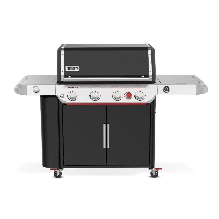 Weber Genesis EPX-435W kaasugrilli, 4 poltinta, sivukeitin, Wi-Fi-lämpömittari