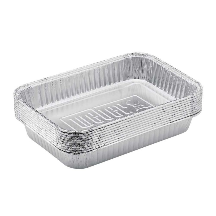 Weber rasvankeräysastiat grilleihin, 10 kpl, alumiinia