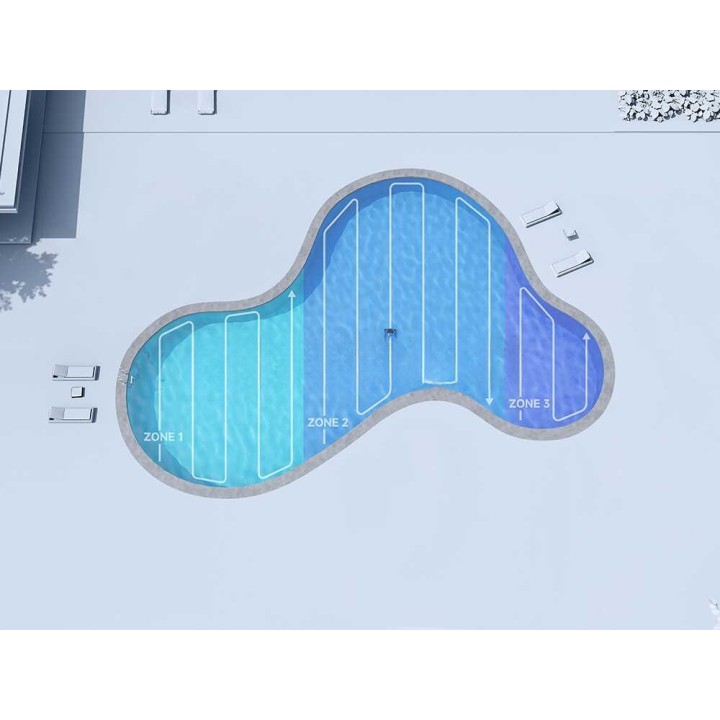 Dreame Z1 akkukäyttöinen allasimuri, 180 m², sovellusohjaus