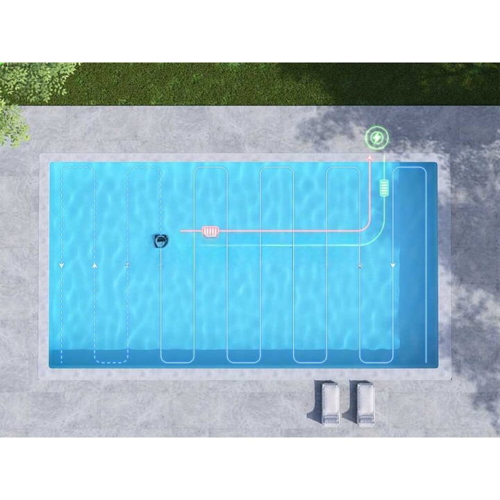Dreame Z1 akkukäyttöinen allasimuri, 180 m², sovellusohjaus
