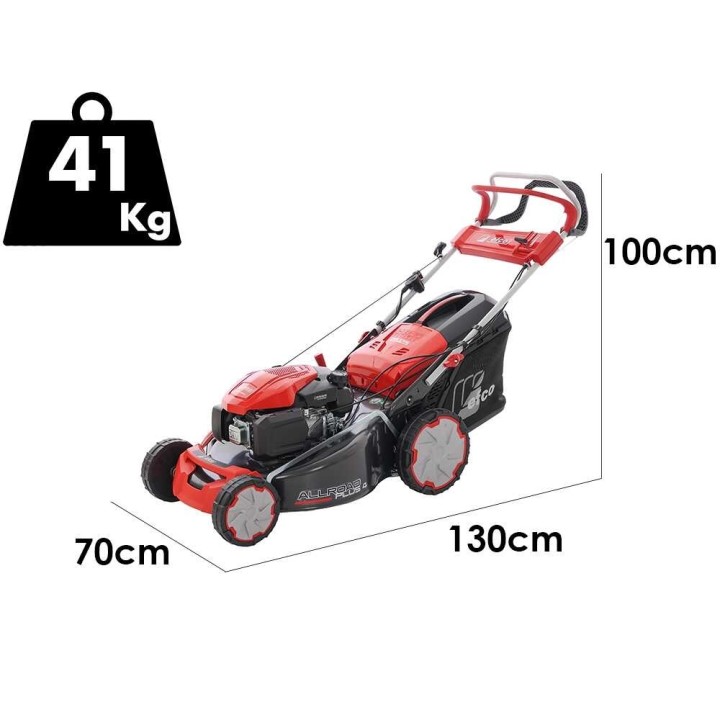 Efco LR 53 TKE AllRoad PLUS 4 -vetävä ruohonleikkuri, 166 cm³, 51 cm, sähkökäynnistys