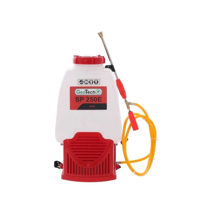 GeoTech SP 250 E akkukäyttöinen reppuruisku, 25 l, 12 V, 8 Ah