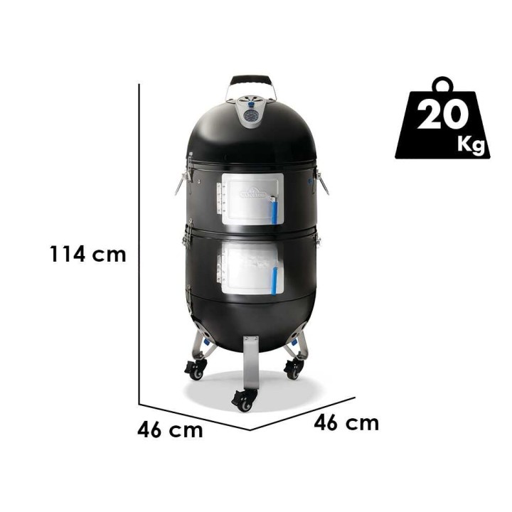 Napoleon Apollo 18 hiiligrilli ja savustin, 3 284 cm², 3 tasoa