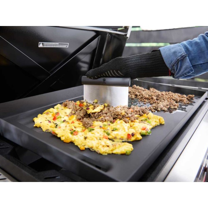 Weber-parilan puhdistuslasta, ruostumaton teräs, comfort-kahva