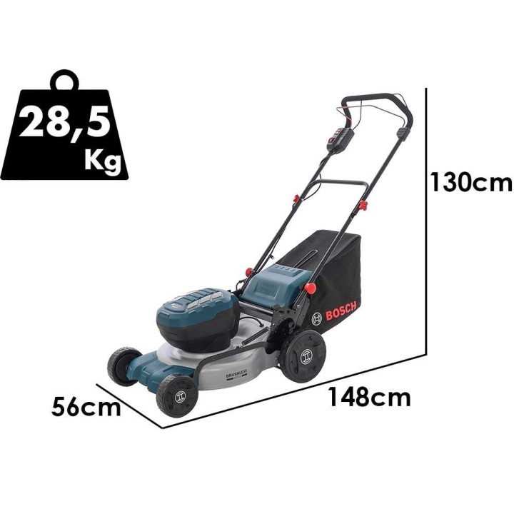Bosch Professional GRA18V2-46 SP akkuruohonleikkuri, 46 cm, 2 × 18 V, 5,5 Ah