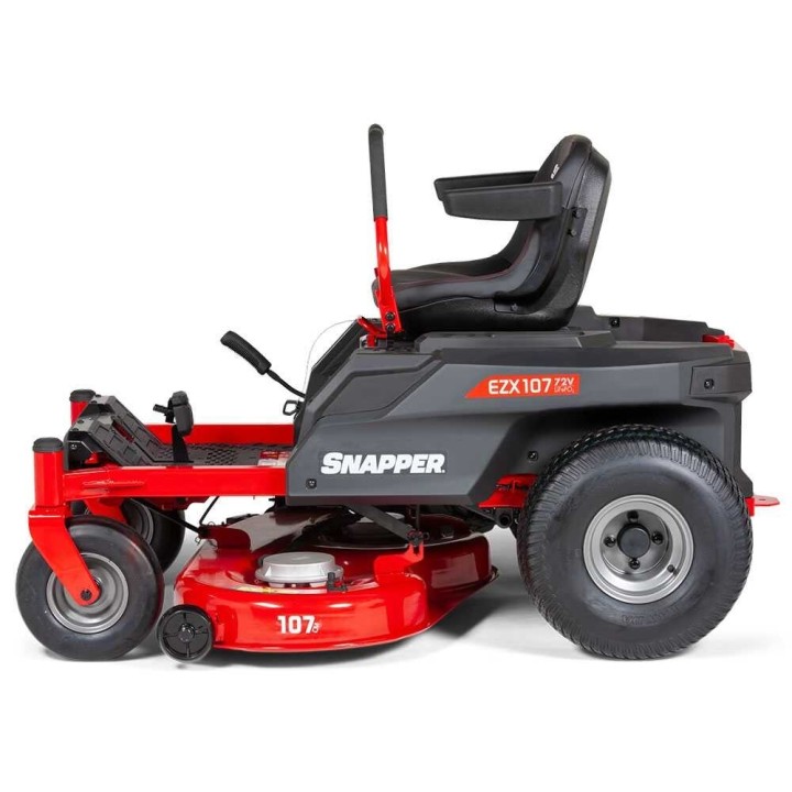 Snapper EZX107 akkukäyttöinen nollakääntösäteinen ajoleikkuri, 107 cm, 72 V/44 Ah