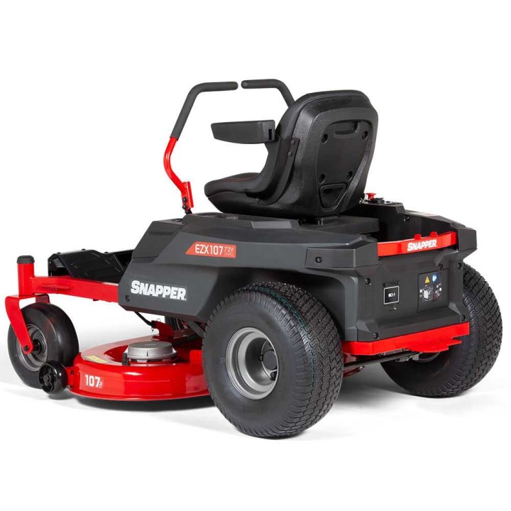 Snapper EZX107 akkukäyttöinen nollakääntösäteinen ajoleikkuri, 107 cm, 72 V/44 Ah
