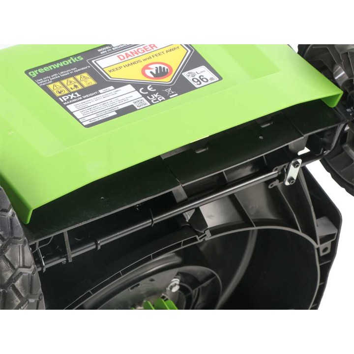 Greenworks MO40L413-01 akkuruohonleikkuri, 40 V, 4 Ah, 41 cm