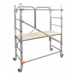 Gierre Flecto taitettava alumiiniteline sisäkäyttöön 195 cm 150 kg