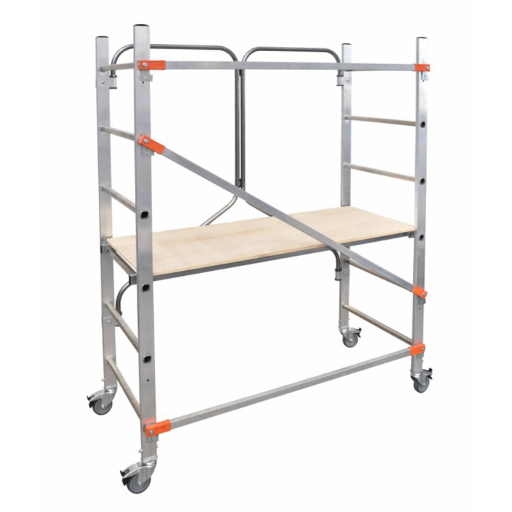 Gierre Flecto taitettava alumiiniteline sisäkäyttöön 195 cm 150 kg