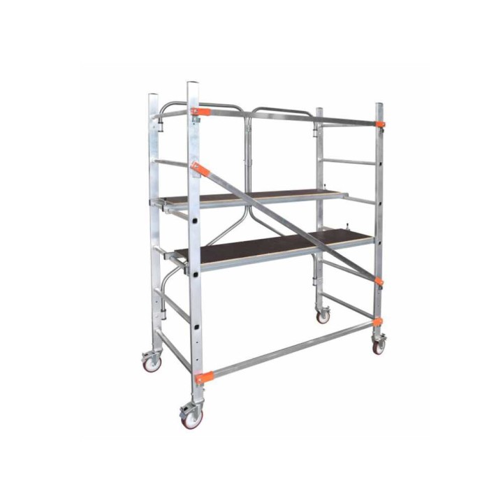 Gierre Flecto Pro Fast&Lock -teline sisäkäyttöön, alumiini, 1,95 m
