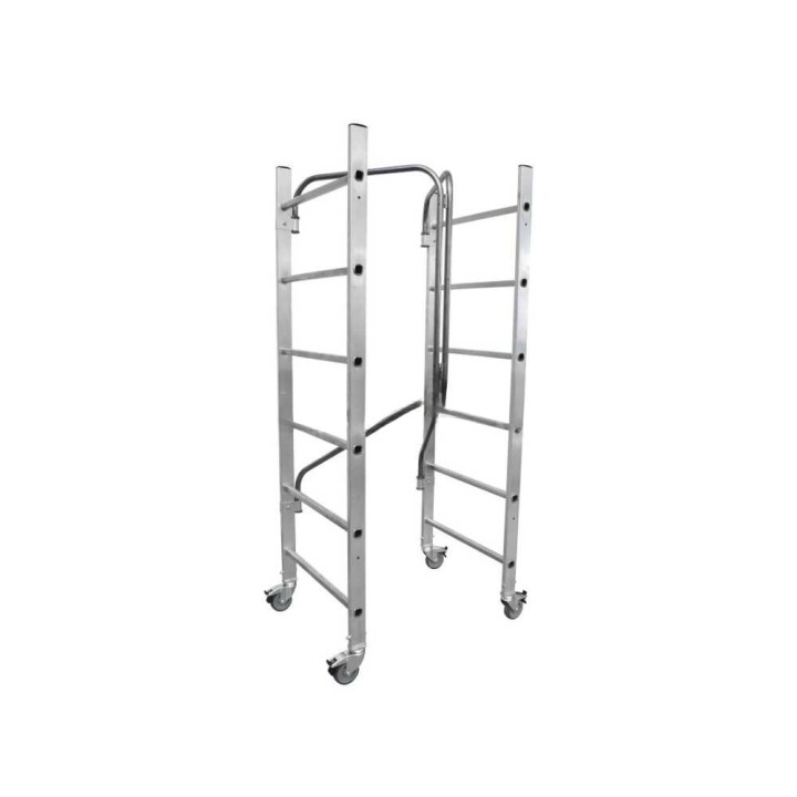 Gierre Flecto Pro Fast&Lock -teline sisäkäyttöön, alumiini, 1,95 m
